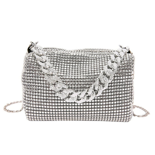 Rhinestones Pearl purse